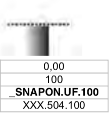P.FLEX_SNAPON.UF.100 x 100 stuks-0