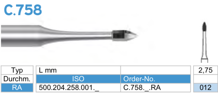 C.758.012.RA x 10 boren-0