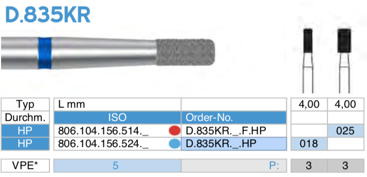 D.835KR.018.HP x 10 boren-0
