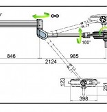 Orion 40DS Operatielamp wandmodel-2078