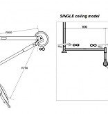 SLIM Operatielamp plafond model-2094