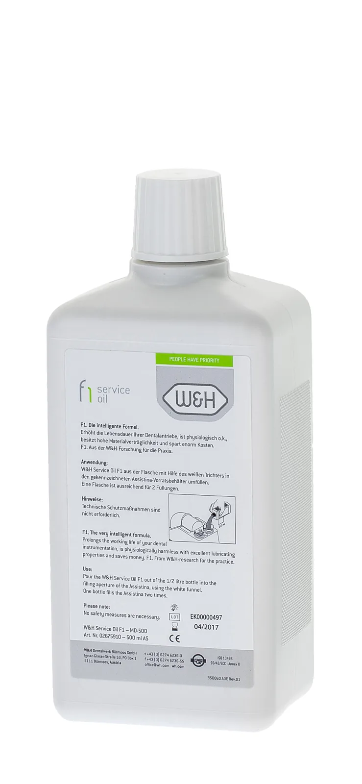 W&H Service Oil F1 en Activefluid