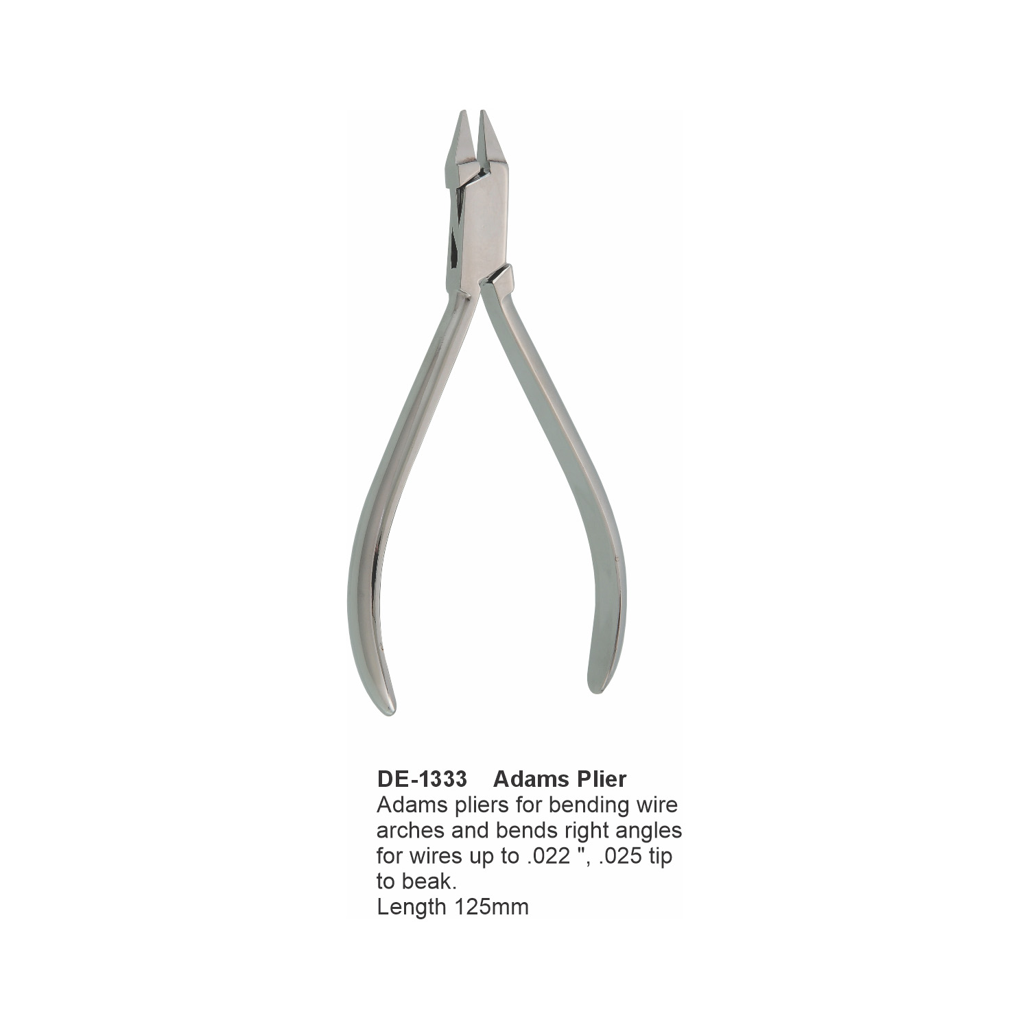 Adams-tang, lengte 125 mm