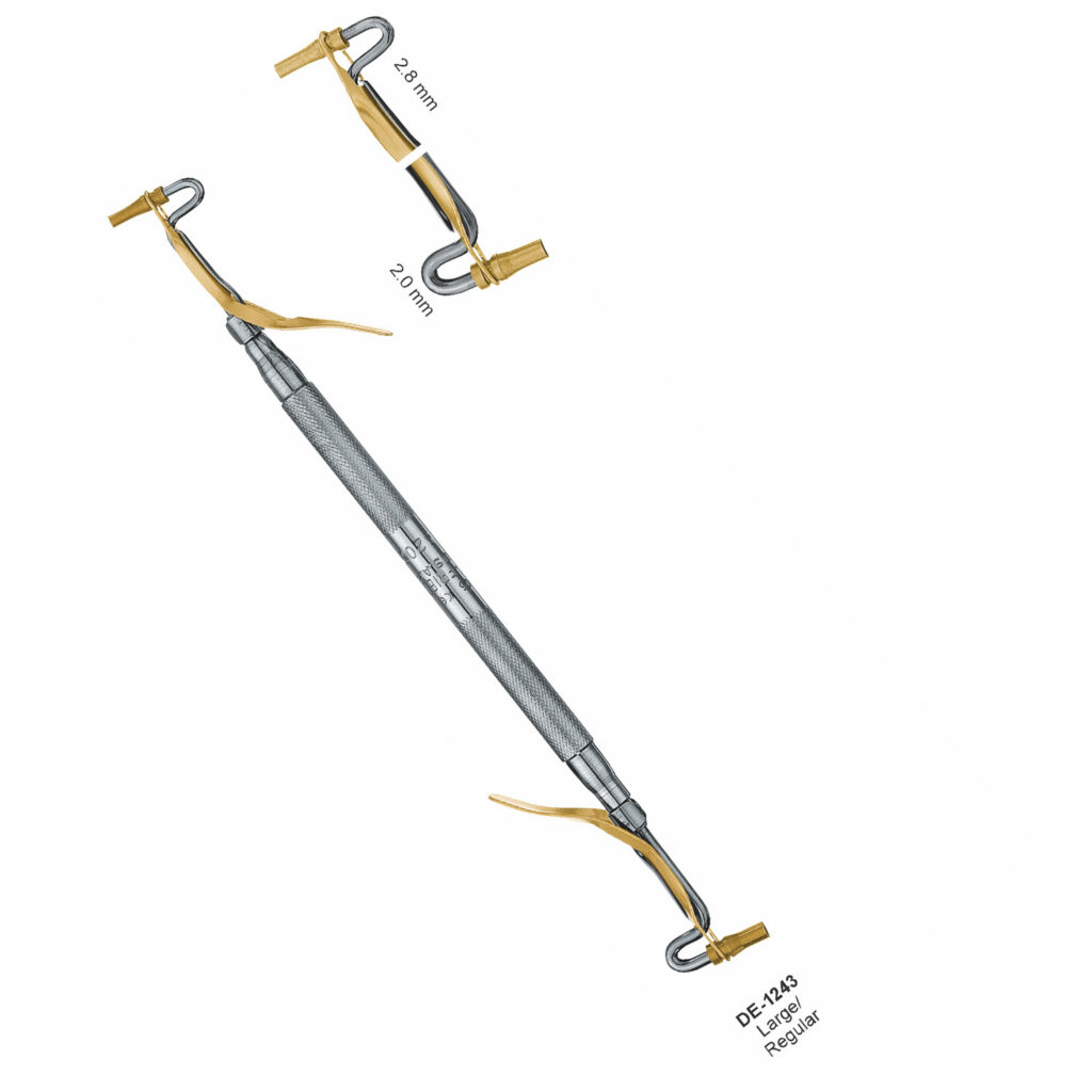 Amalgaampistool distaal dubbelzijdig groot/normaal, 2,0/2,8 mm