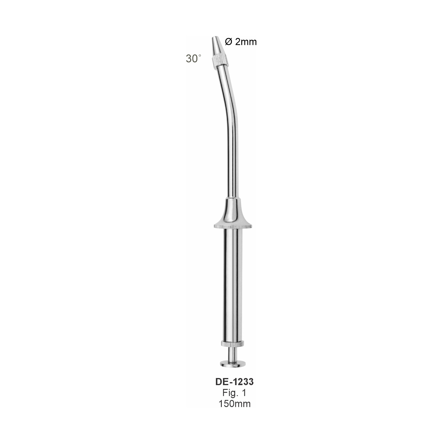 Amalgaampistool fig. 1, 150 mm