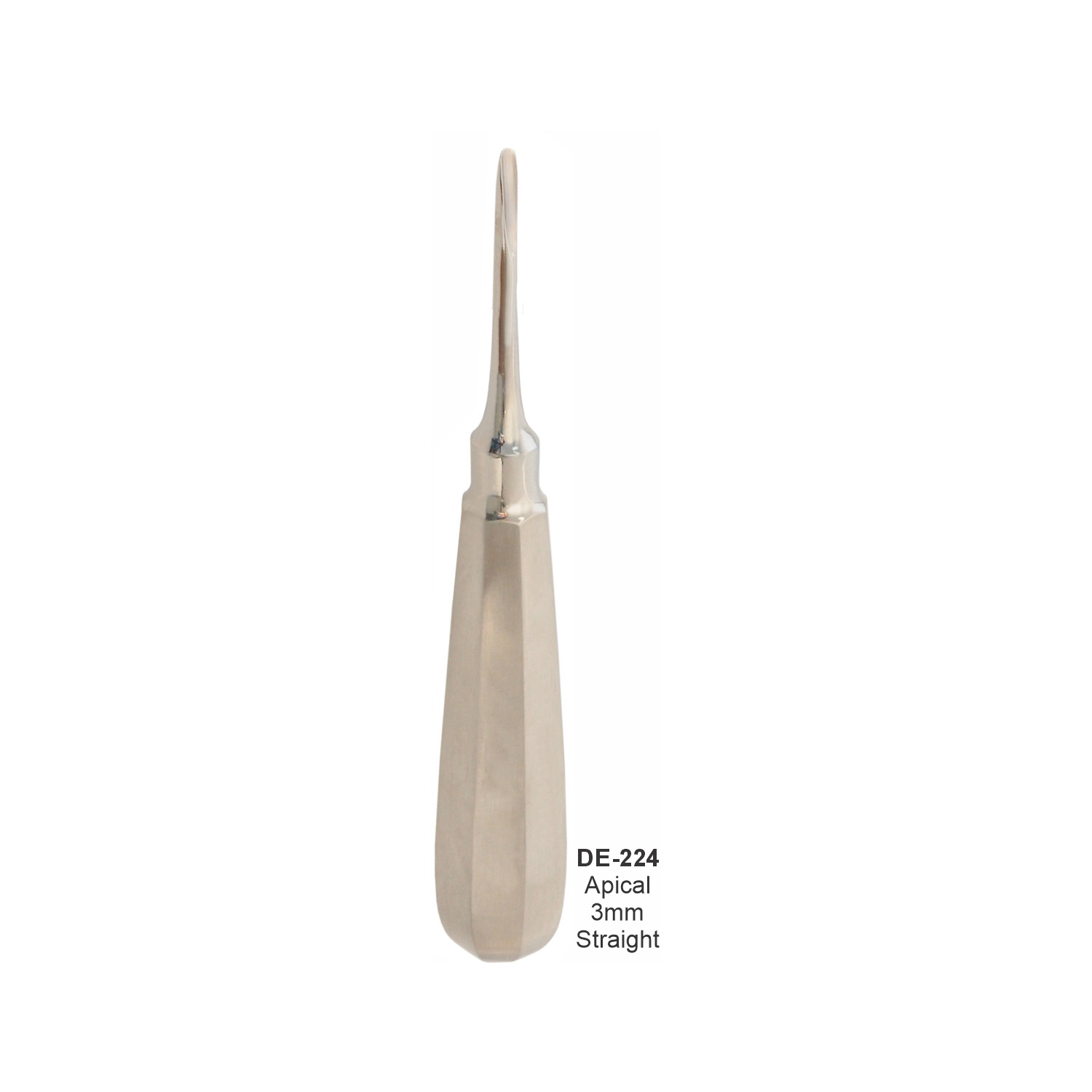 Apicale wortelheffer 3 mm, recht, variant 2