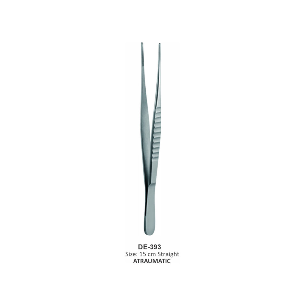Atraumatisch pincet 15 cm, recht