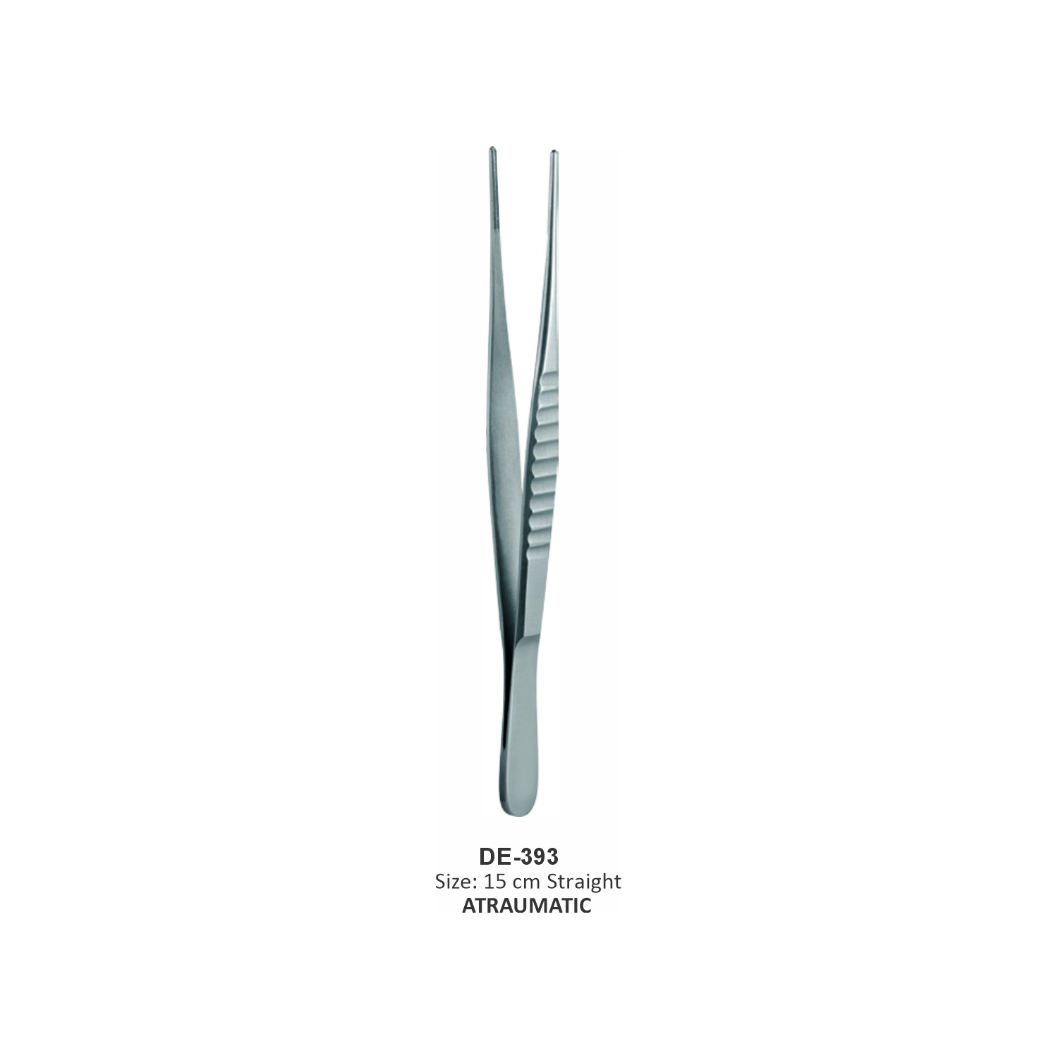 Atraumatisch pincet 15 cm, recht