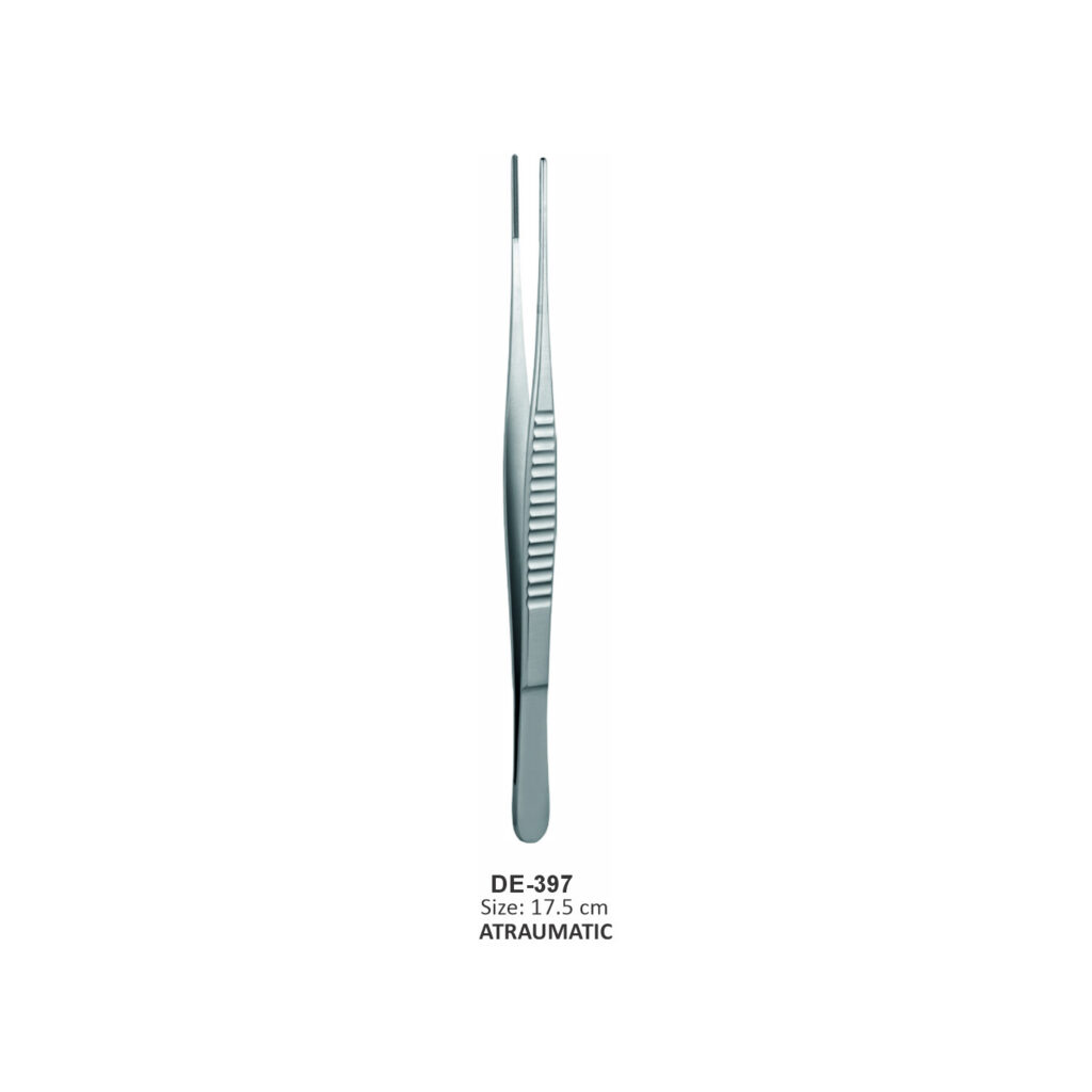 Atraumatisch pincet 17,5 cm, recht