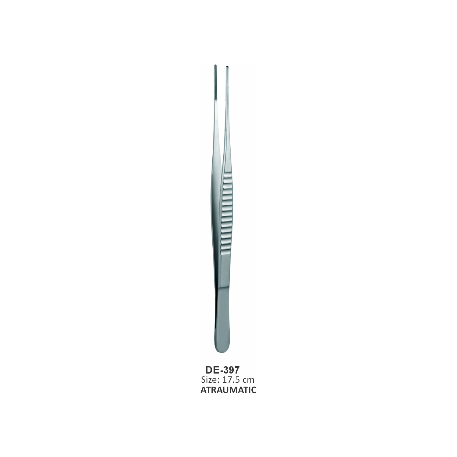 Atraumatisch pincet 17,5 cm, recht