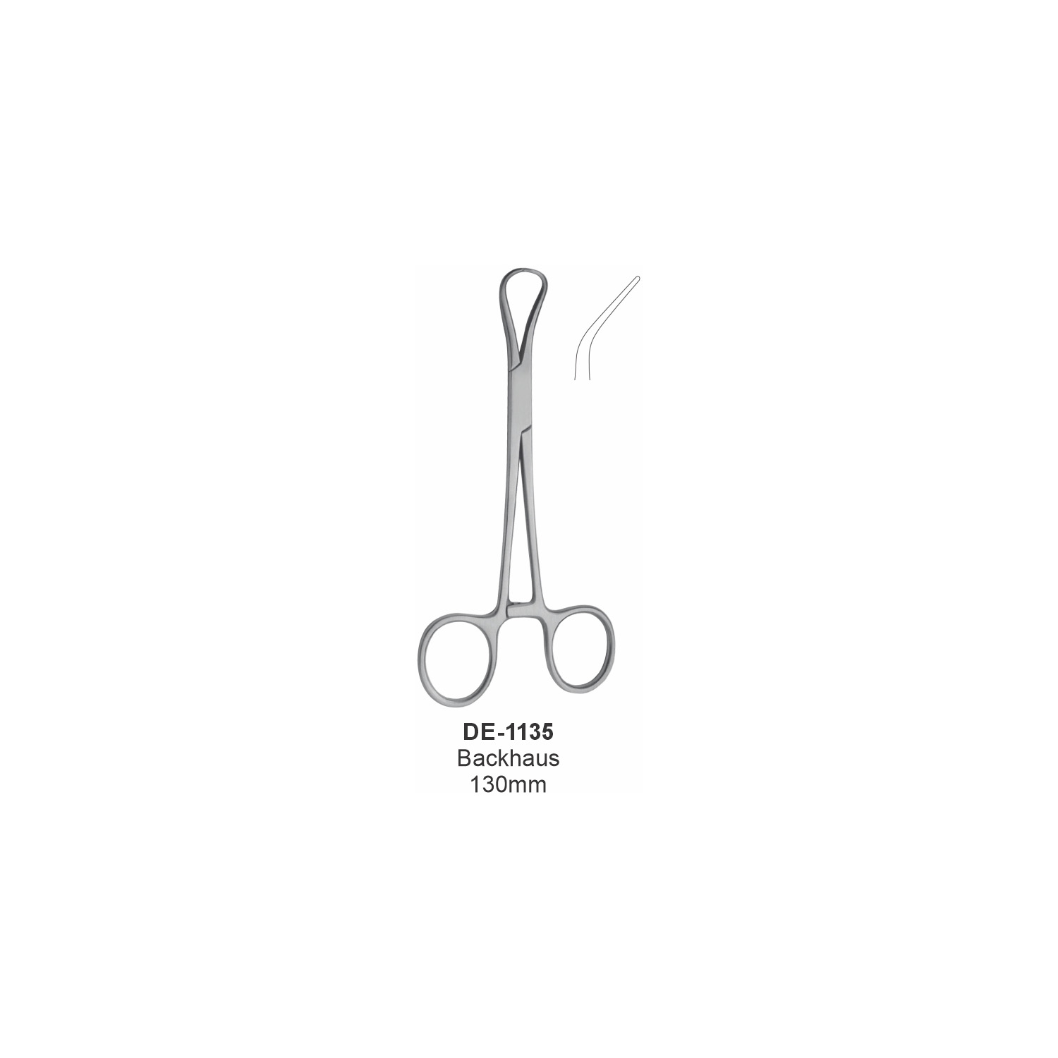 Backhaus-doekklem 130 mm