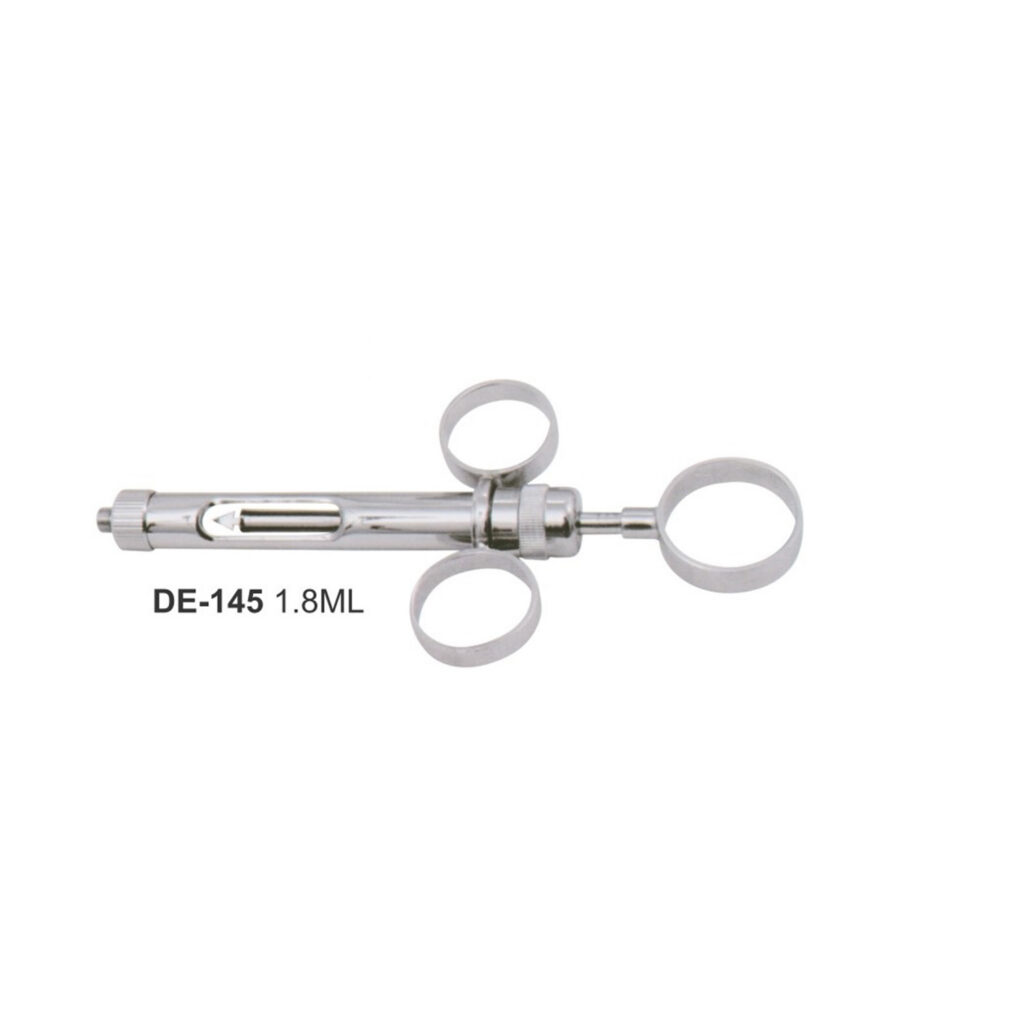 Carpulespuit met drie ringen, 1,8 ml