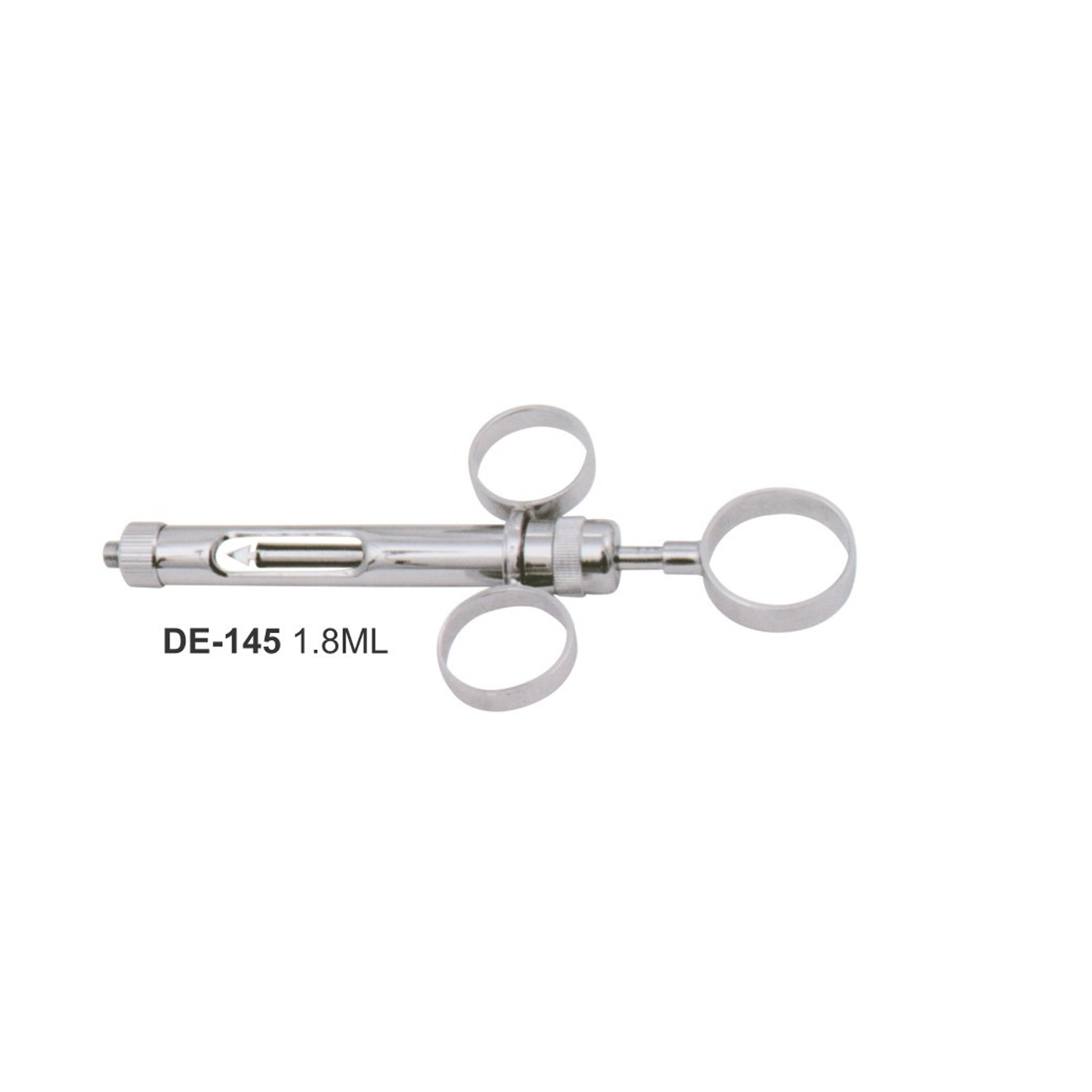 Carpulespuit met drie ringen, 1,8 ml