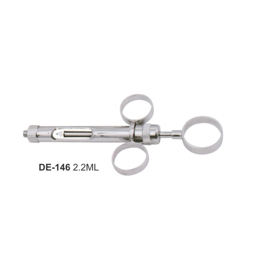 Carpulespuit met drie ringen, 2,2 ml