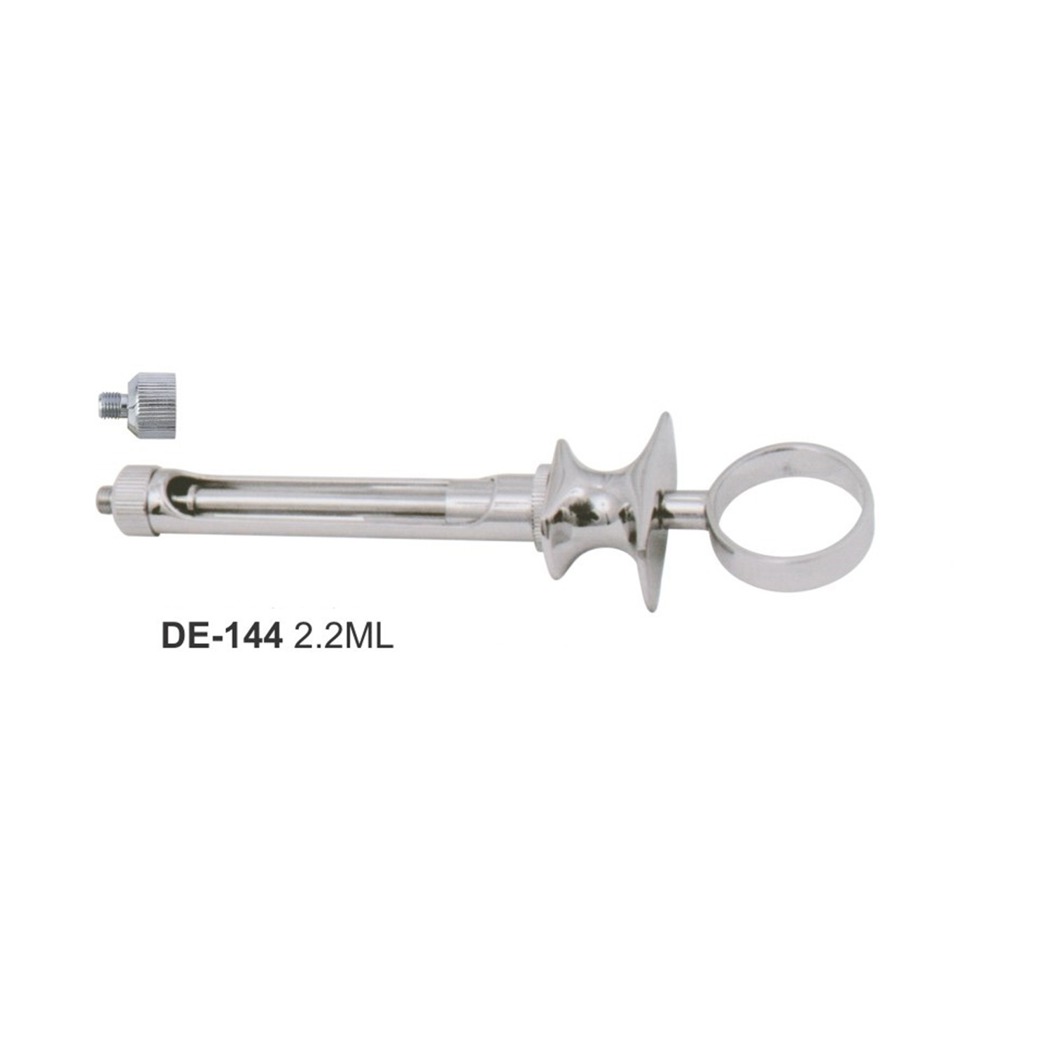 Carpulespuit met duimring en schotelgreep, 2,2 ml