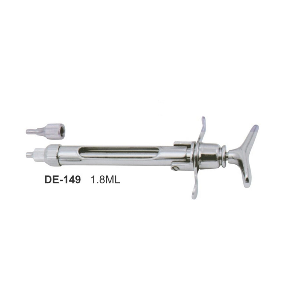 Carpulespuit met T-duimgreep, 1,8 ml