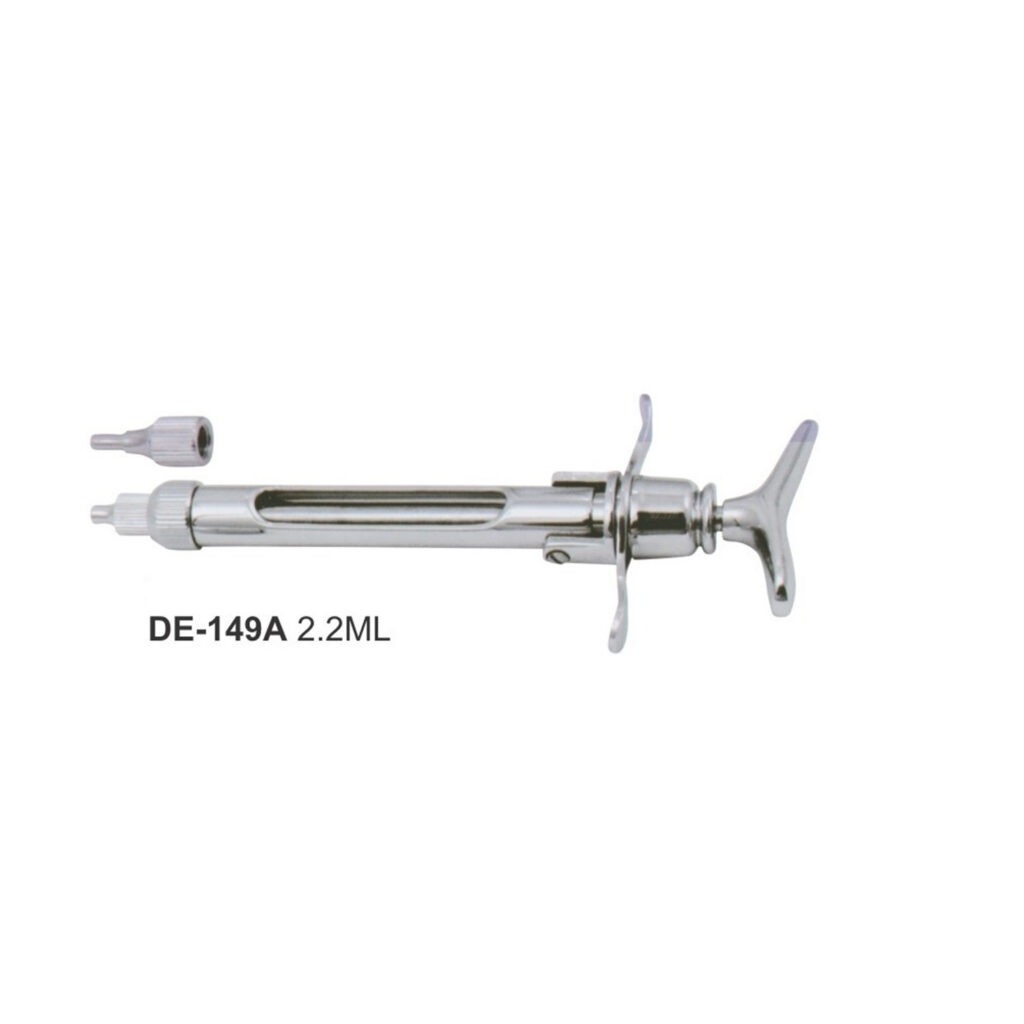 Carpulespuit met T-duimgreep, 2,2 ml