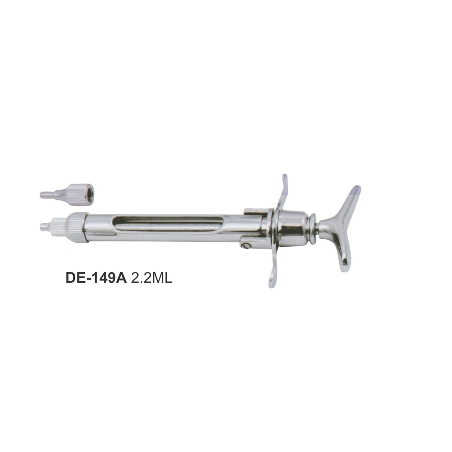 Carpulespuit met T-duimgreep, 2,2 ml