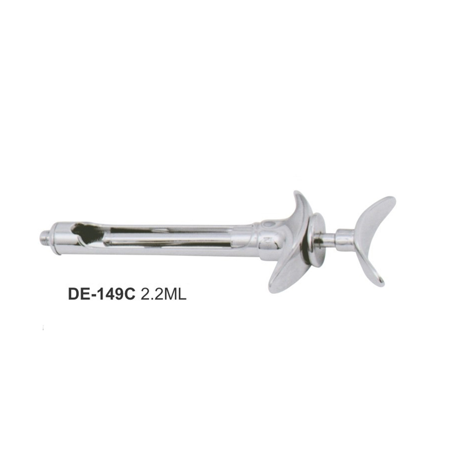 Carpulespuit met vleugelgrepen, 2,2 ml