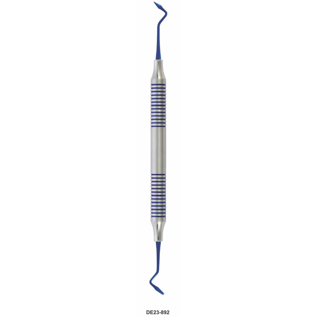 Composietinstrument titaanblauw uitvoering C, hol handvat 9,5 mm