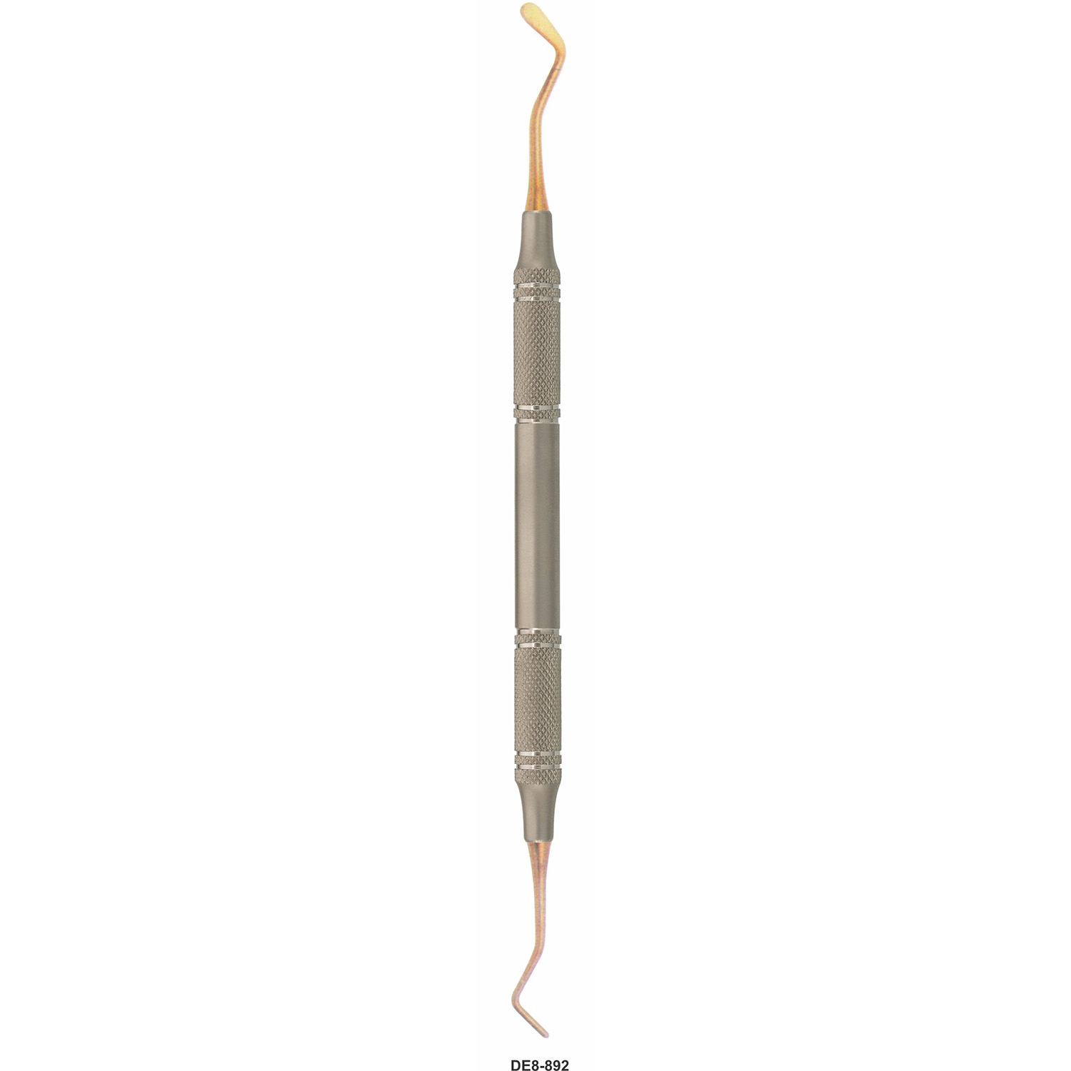 Composietinstrument uitvoering H, vergulde werkdelen, hol handvat 9,5 mm