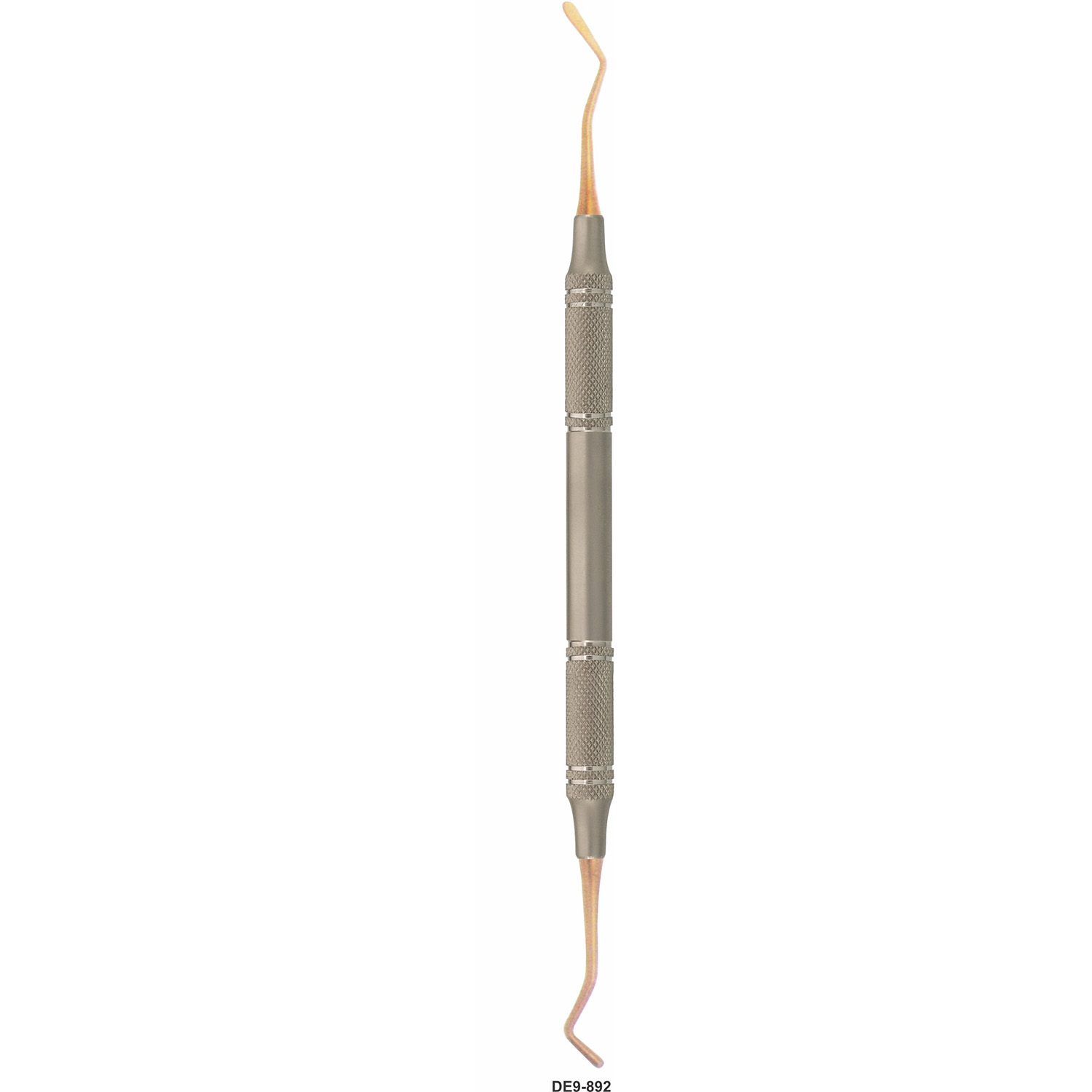 Composietinstrument uitvoering I, vergulde werkdelen, hol handvat 9,5 mm