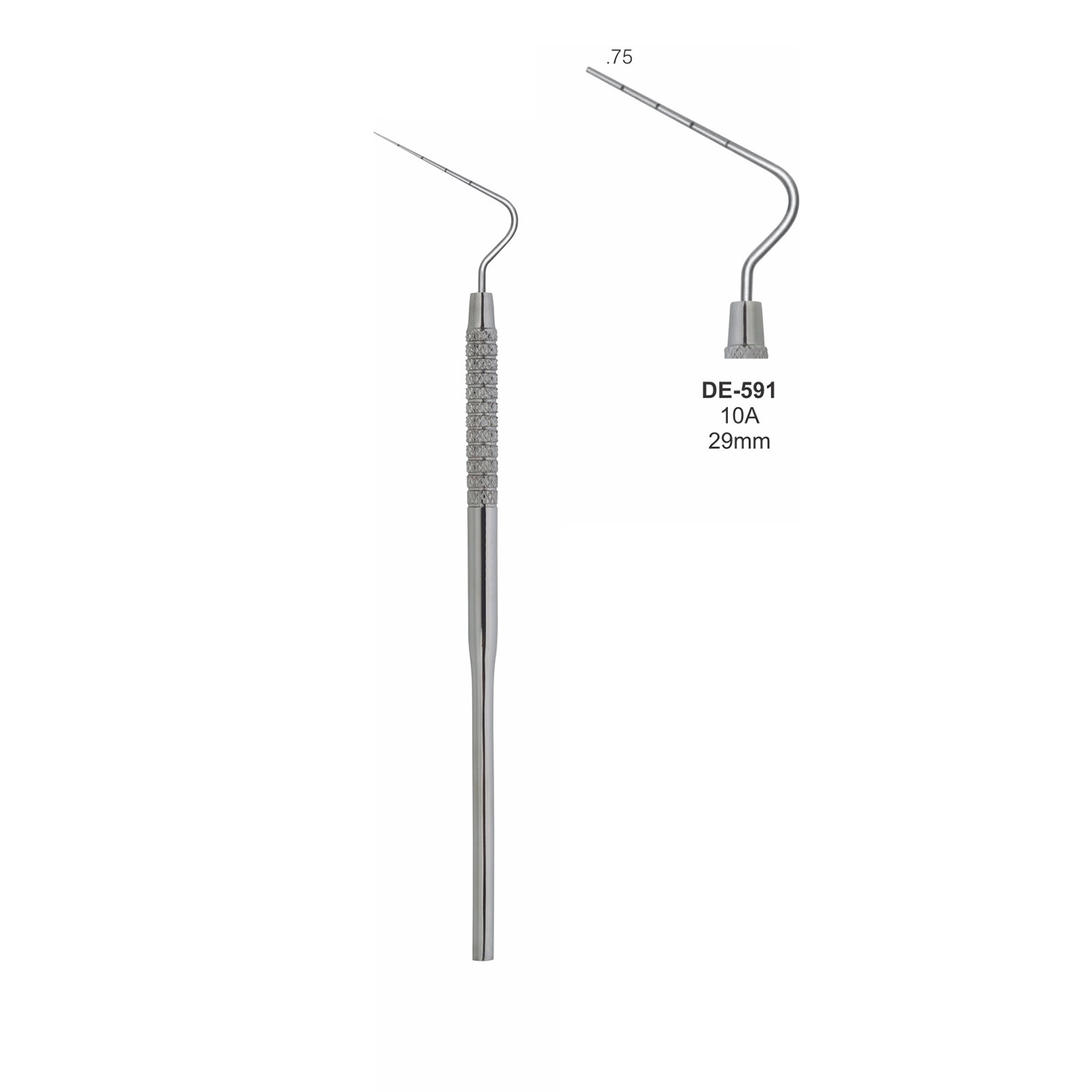 Endodontische sonde anterieur 10A, 29 mm