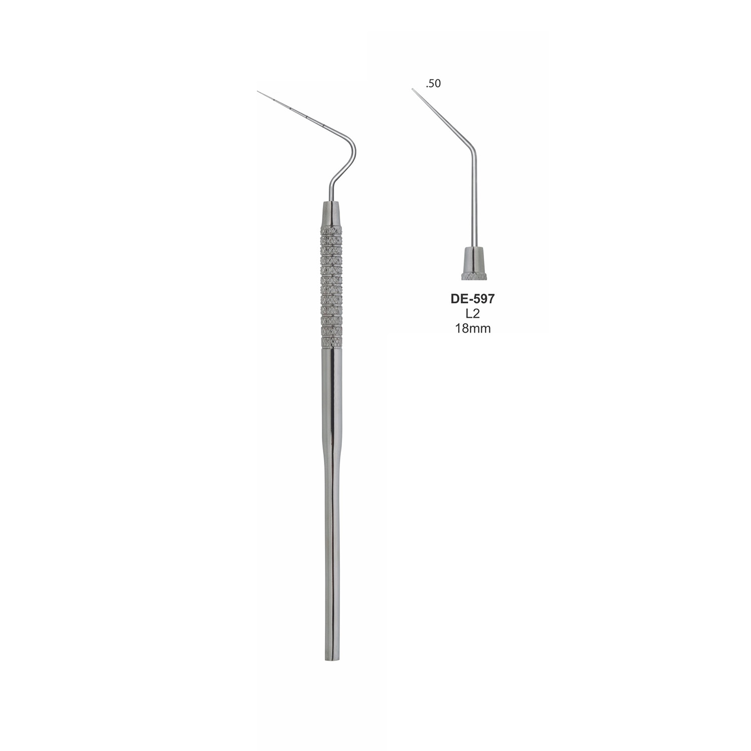 Endodontische sonde Luks L2, 18 mm