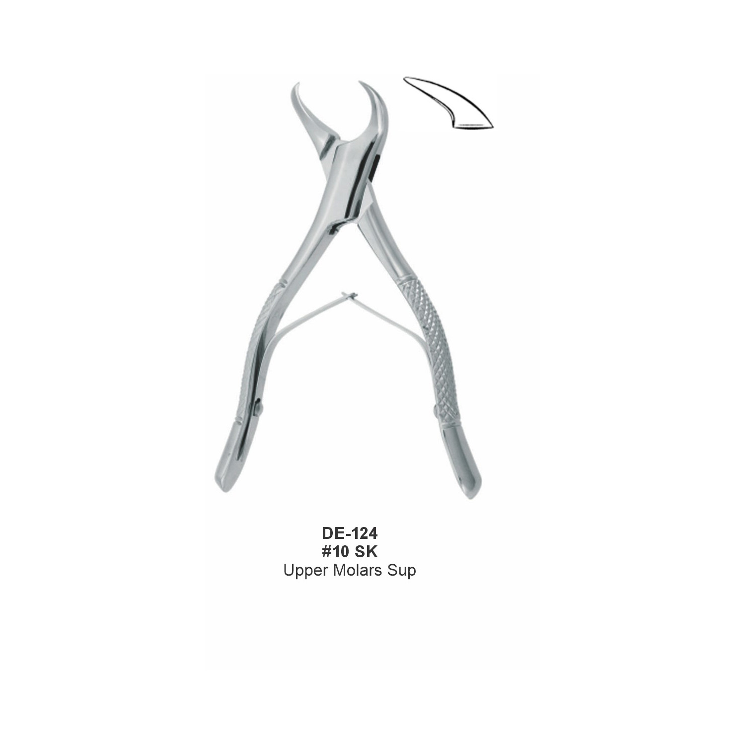 Extractietang molaren boven, fig. 10SK