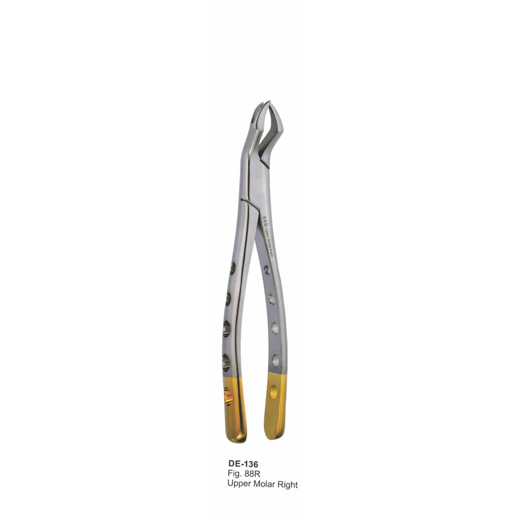 Extractietang molaren boven, rechts, fig. 88R