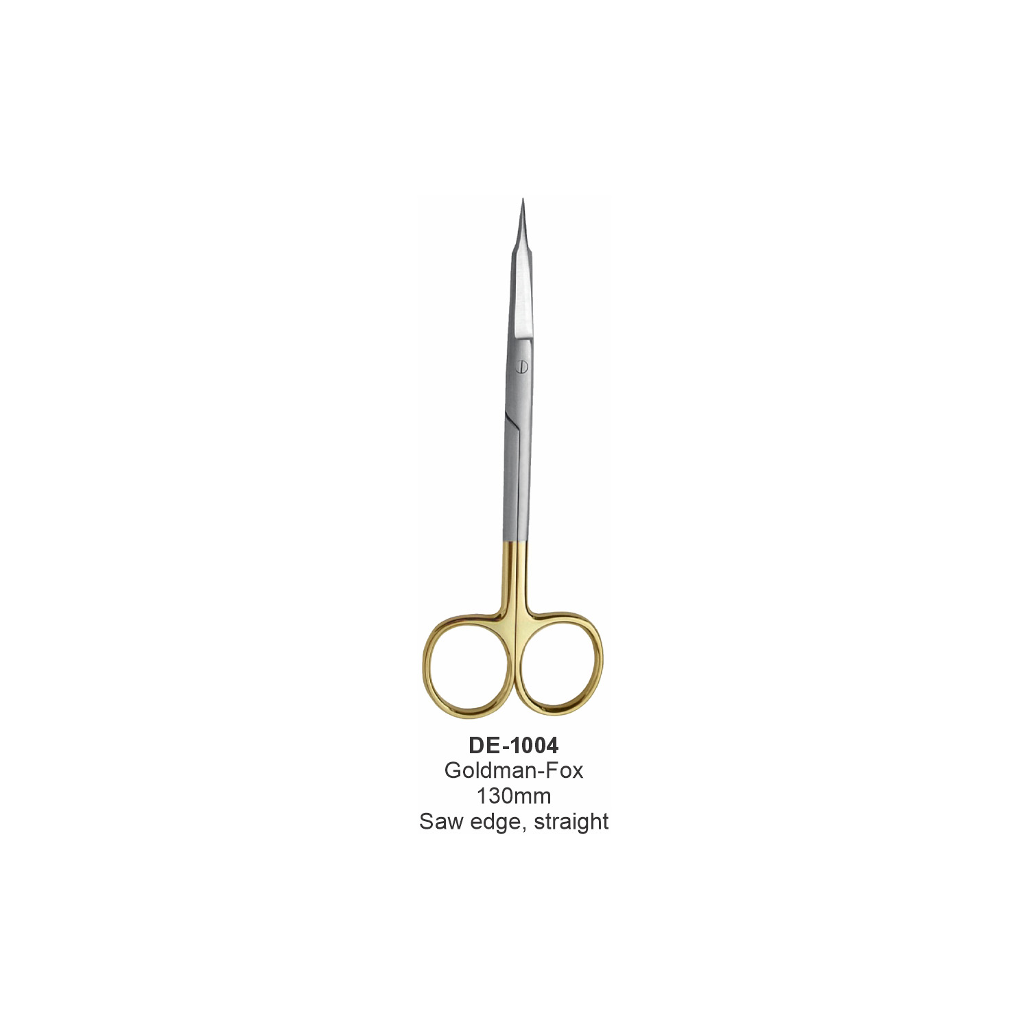 Goldman-Fox-schaar 130 mm, recht, hardmetalen inzetstukken (TC)
