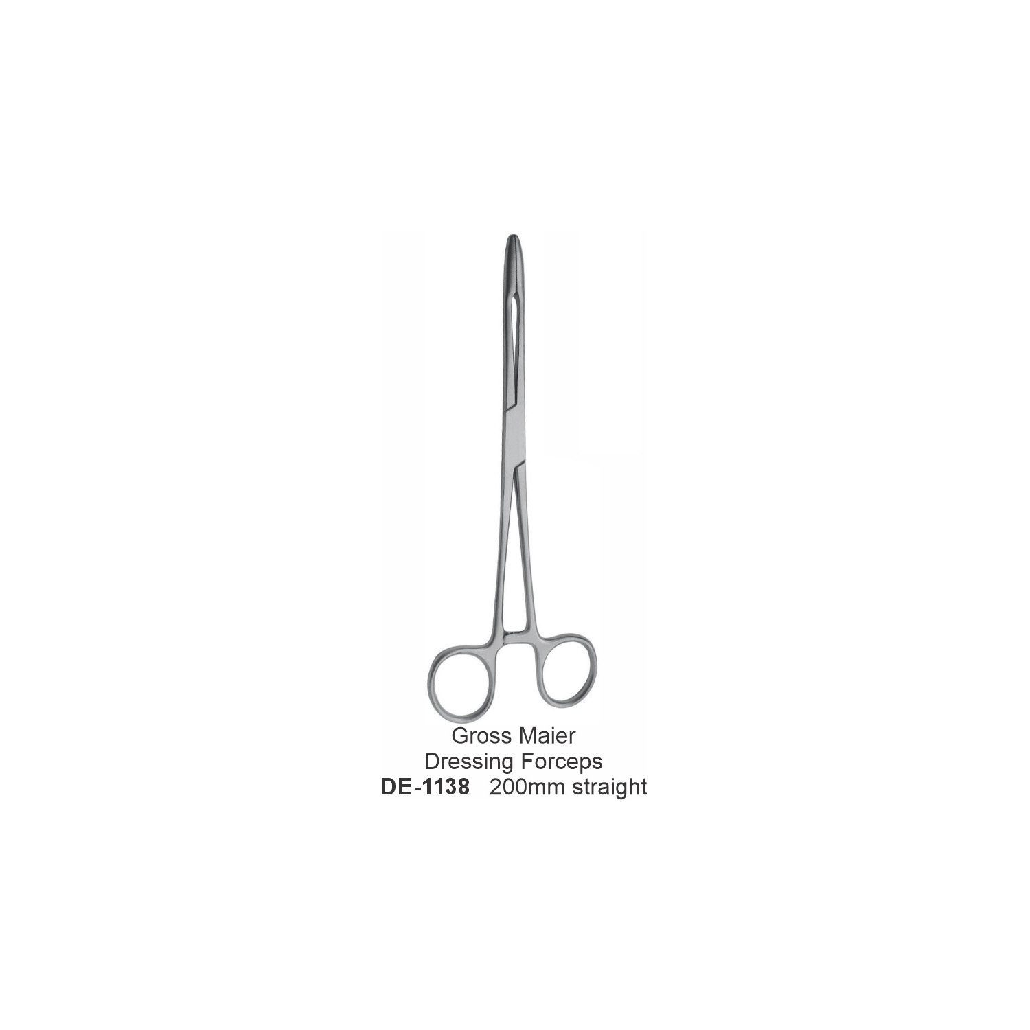 Gross-Maier-tampontang 200 mm, recht