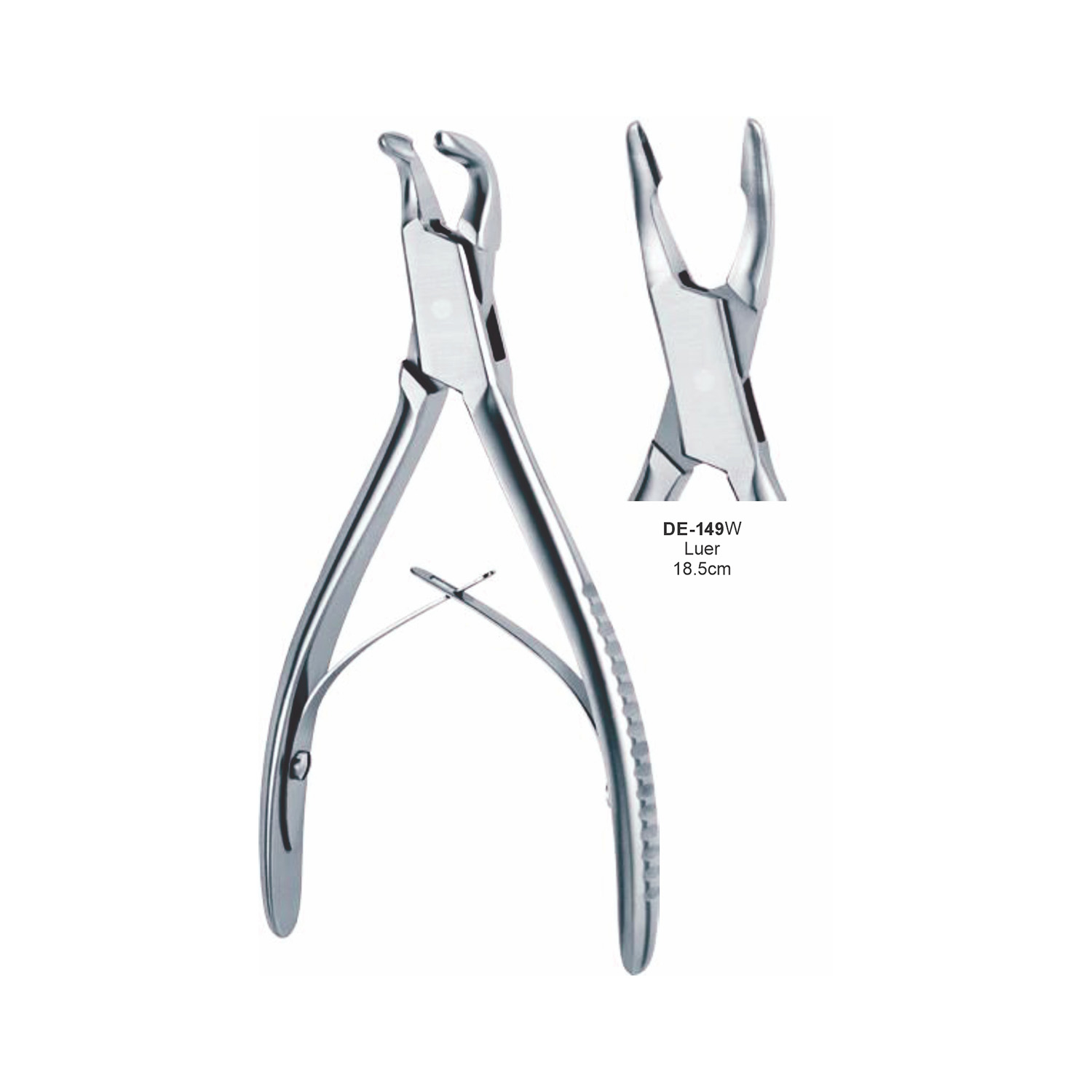 Luer-botknabbeltang 18,5 cm