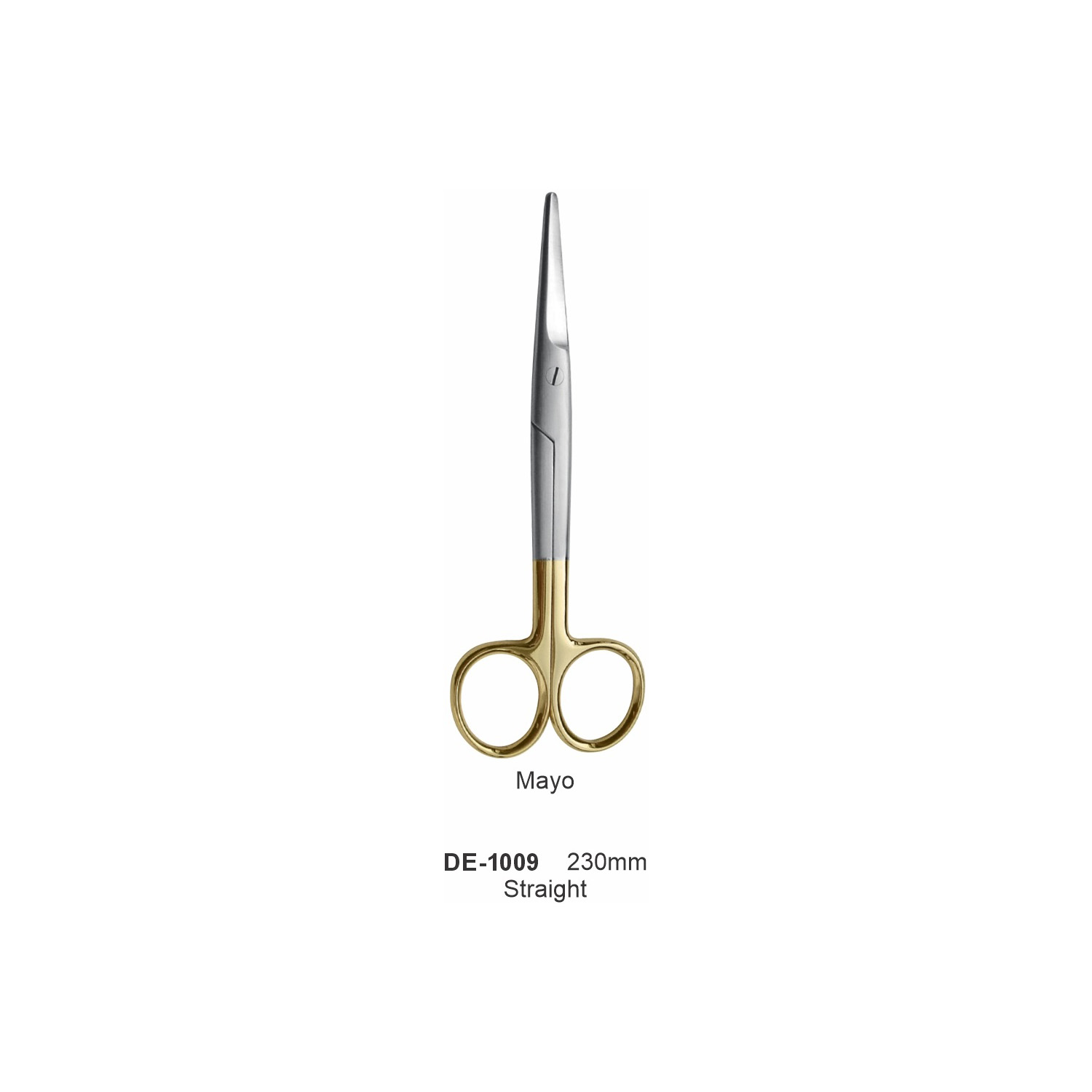 Mayo-schaar 230 mm, recht, hardmetalen inzetstukken (TC)