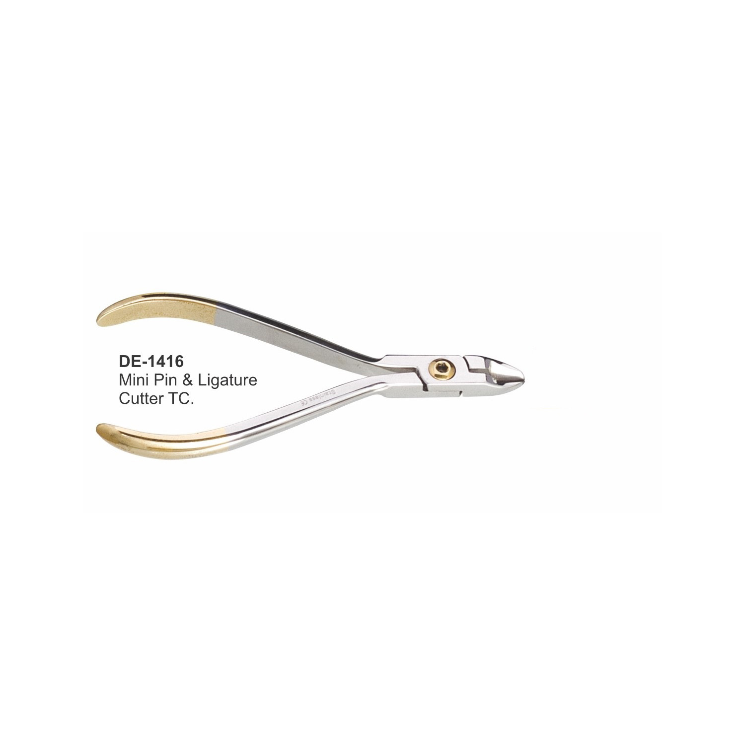 Pin- en ligatuurknipper mini, hardmetalen inzetstukken (TC)