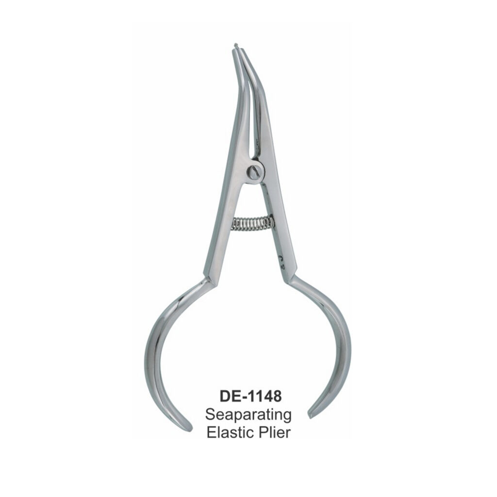 Separeertang voor elastische separatoren