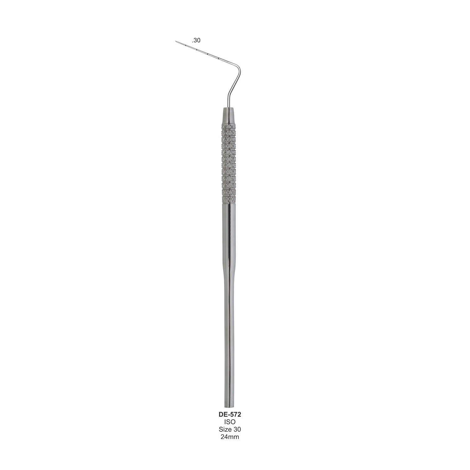 Spreader enkelzijdig ISO 30, 24 mm, massief handvat 6 mm