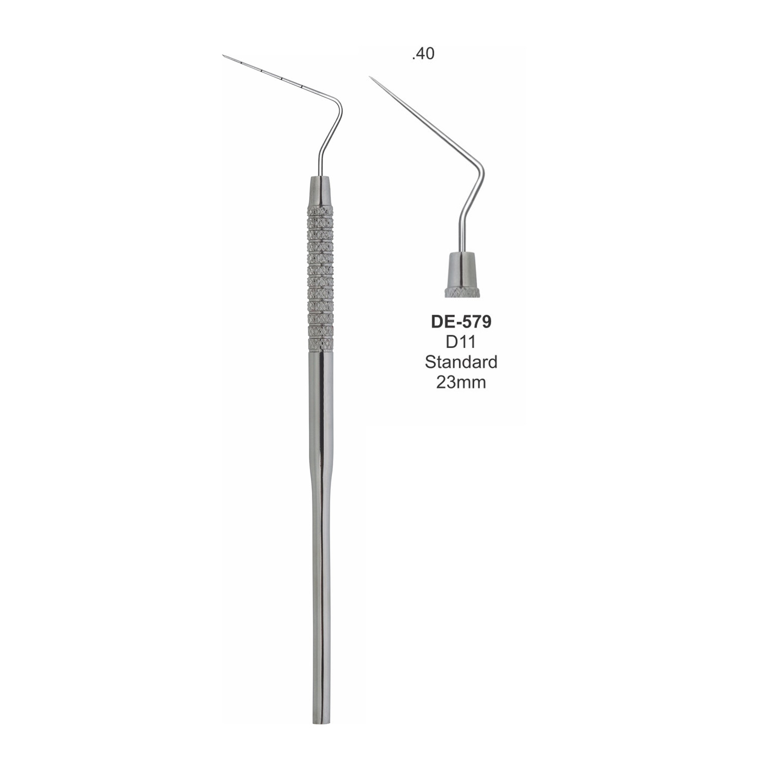 Warmtedrager D11 standaard, 23 mm