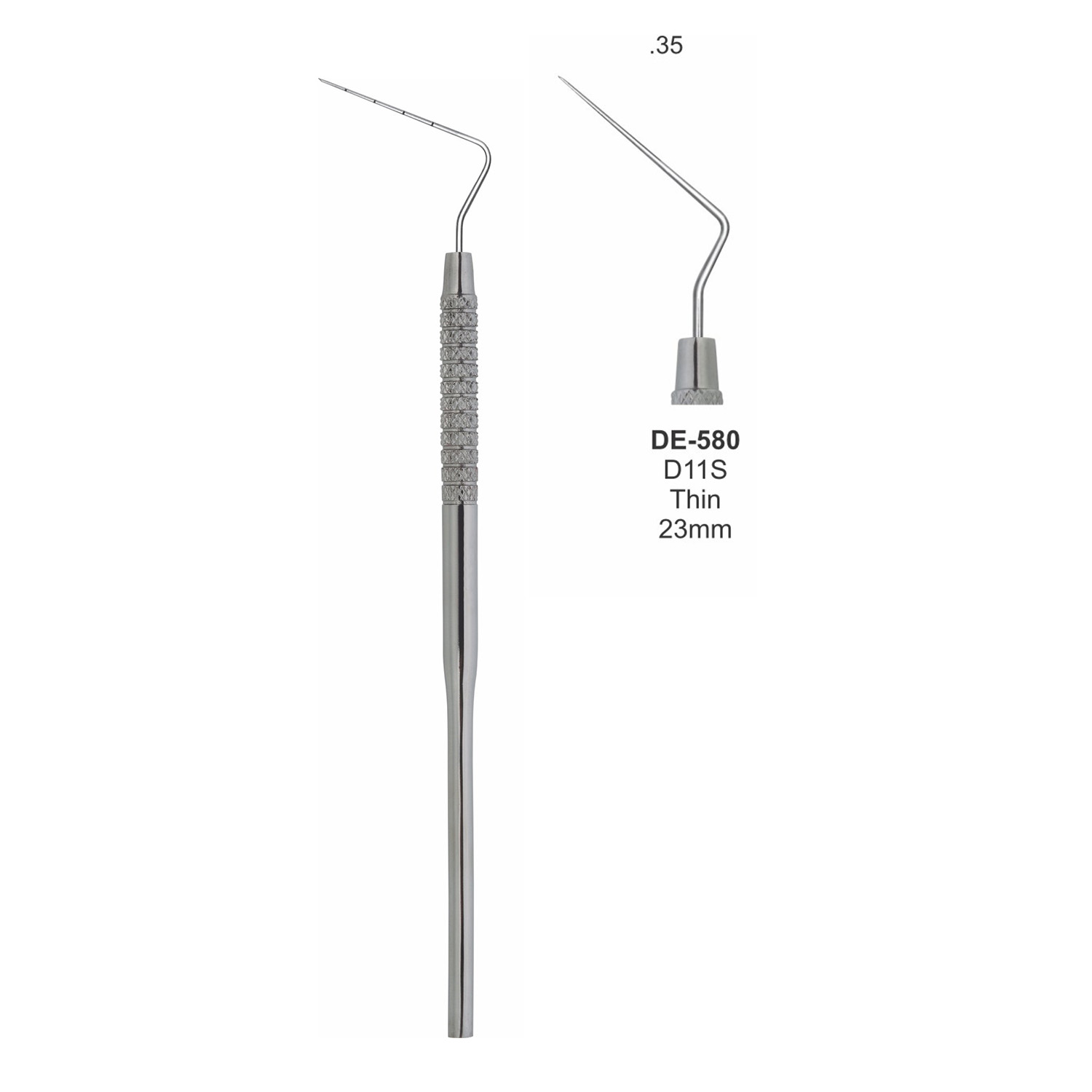 Warmtedrager D11S dun, 23 mm