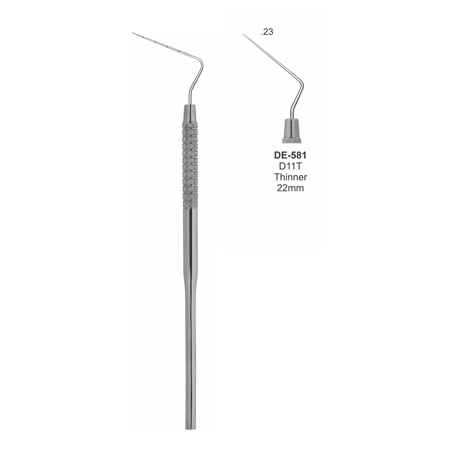 Warmtedrager D11T dunner, 22 mm