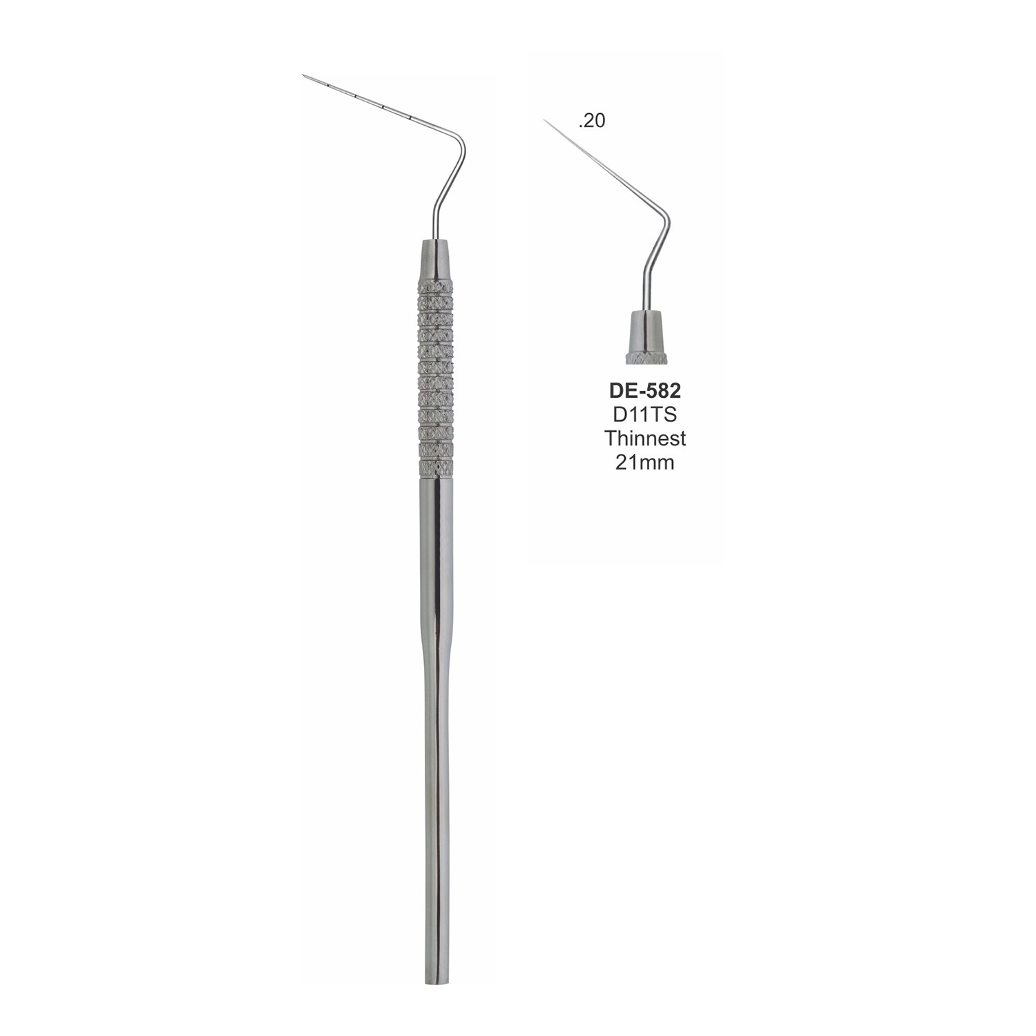 Warmtedrager D11TS dunst, 21 mm